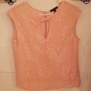 Peach blouse
